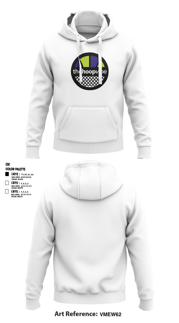 Hoodie, The Hoop Vibe, Men's Basketball, Teamtime, Team time, sublimation, custom sports apparel, team uniforms, spirit wear, spiritwear, sports uniforms, custom shirts, team store, custom team store, fundraiser sports, apparel fundraiser