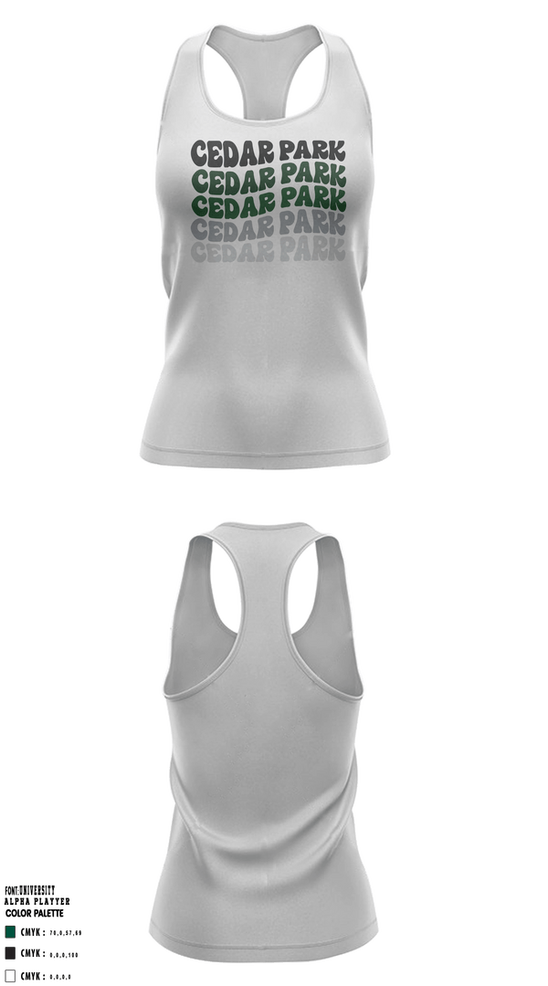 Tank Top, Cedar Park Timberwolves, Football, Teamtime, Team time, sublimation, custom sports apparel, team uniforms, spirit wear, spiritwear, sports uniforms, custom shirts, team store, custom team store, fundraiser sports, apparel fundraiser