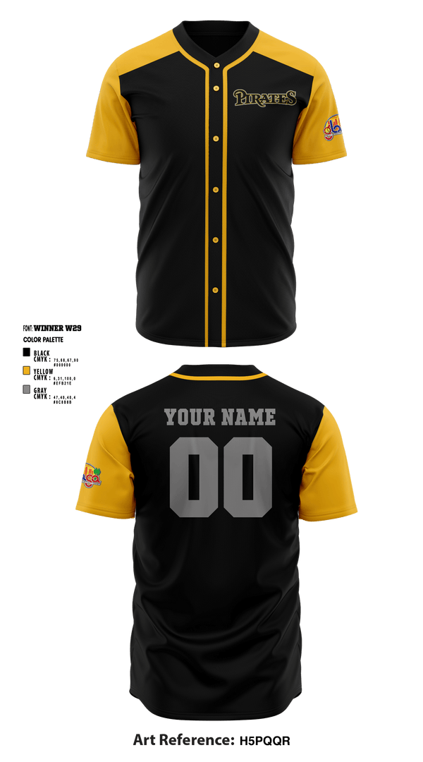 Full Button Baseball Jersey, Los Angeles Pirates, Baseball, Teamtime, Team time, sublimation, custom sports apparel, team uniforms, spirit wear, spiritwear, sports uniforms, custom shirts, team store, custom team store, fundraiser sports, apparel fundraiser