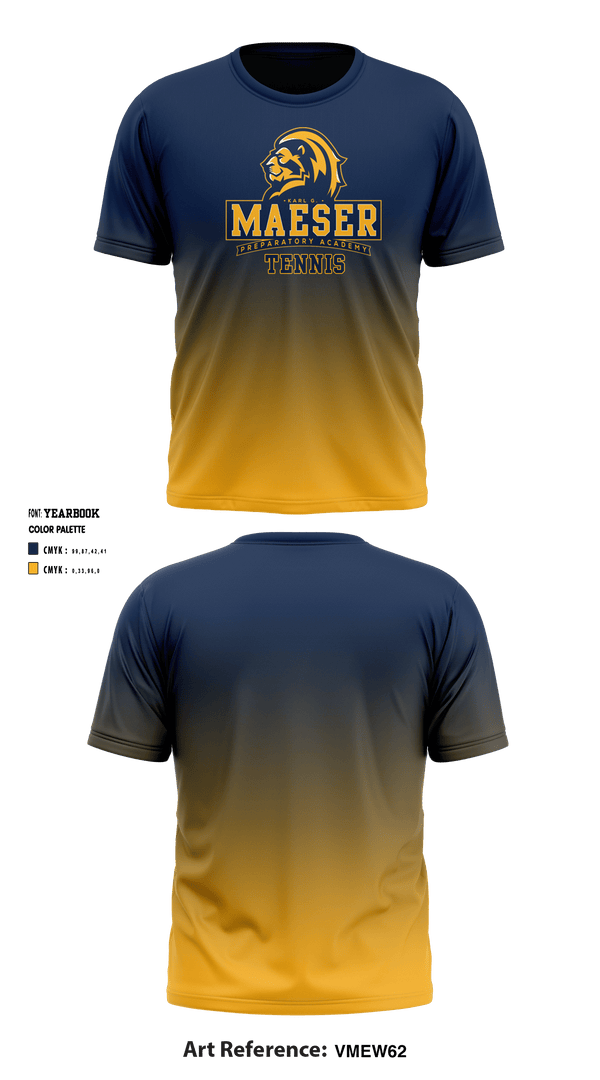 Short Sleeve Performance Shirt, Karl G Maeser Preparatory Academy Tennis, Tennis, Teamtime, Team time, sublimation, custom sports apparel, team uniforms, spirit wear, spiritwear, sports uniforms, custom shirts, team store, custom team store, fundraiser sports, apparel fundraiser