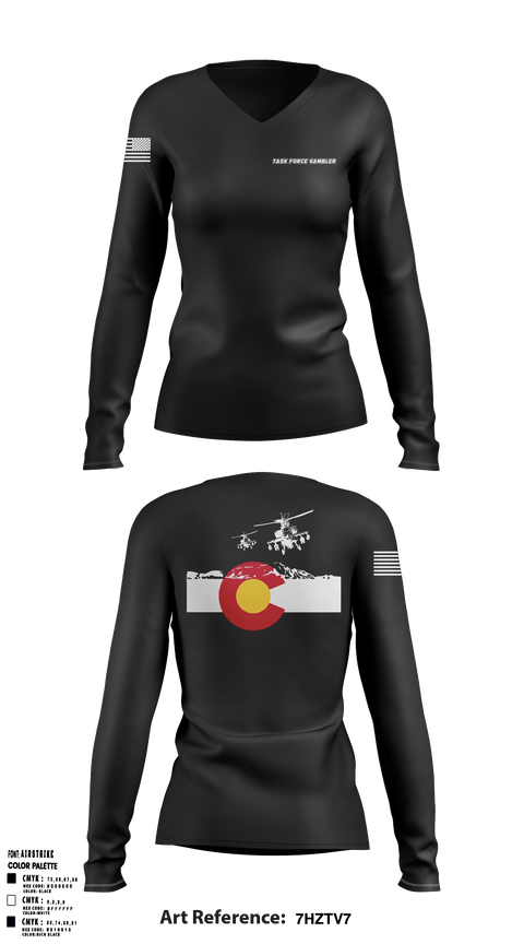 Women's Long Sleeve Vneck Shirt, , Army, Teamtime, Team time, sublimation, custom sports apparel, team uniforms, spirit wear, spiritwear, sports uniforms, custom shirts, team store, custom team store, fundraiser sports, apparel fundraiser