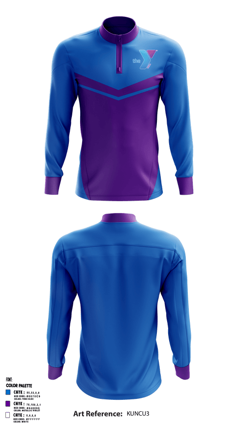 Quarter Zip Jacket, Park South Family YMCA, Spirit Store, Teamtime, Team time, sublimation, custom sports apparel, team uniforms, spirit wear, spiritwear, sports uniforms, custom shirts, team store, custom team store, fundraiser sports, apparel fundraiser