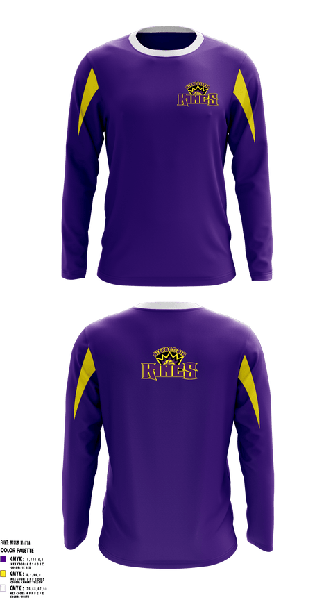Long Sleeve Performance Shirt, Alexandria Kings Basketball, Men's Basketball, Teamtime, Team time, sublimation, custom sports apparel, team uniforms, spirit wear, spiritwear, sports uniforms, custom shirts, team store, custom team store, fundraiser sports, apparel fundraiser