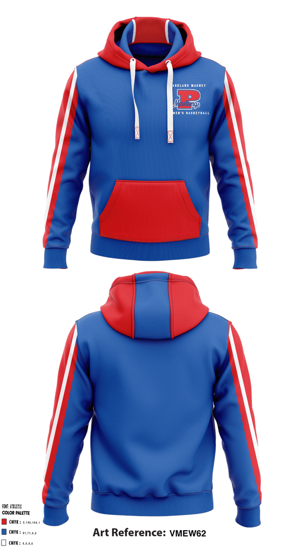 Hoodie, Parkland Magnet High School Basketball, Women's Basketball, Teamtime, Team time, sublimation, custom sports apparel, team uniforms, spirit wear, spiritwear, sports uniforms, custom shirts, team store, custom team store, fundraiser sports, apparel fundraiser