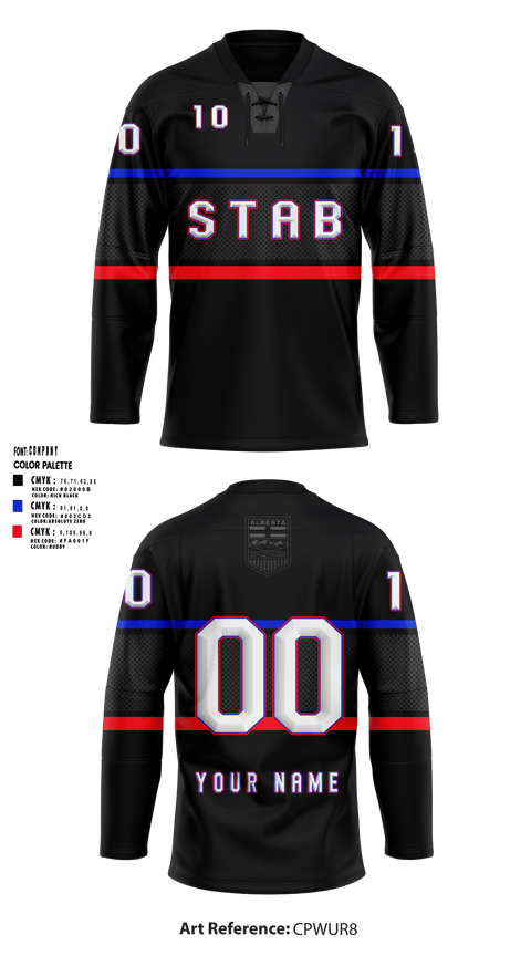 Hockey Jersey, STAB, Ice Hockey, Teamtime, Team time, sublimation, custom sports apparel, team uniforms, spirit wear, spiritwear, sports uniforms, custom shirts, team store, custom team store, fundraiser sports, apparel fundraiser