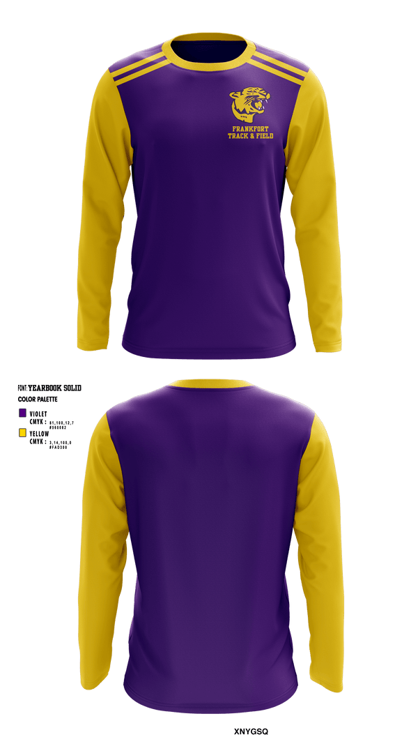 Long Sleeve Performance Shirt, Frankfort High School Track, Track & Field, Teamtime, Team time, sublimation, custom sports apparel, team uniforms, spirit wear, spiritwear, sports uniforms, custom shirts, team store, custom team store, fundraiser sports, apparel fundraiser