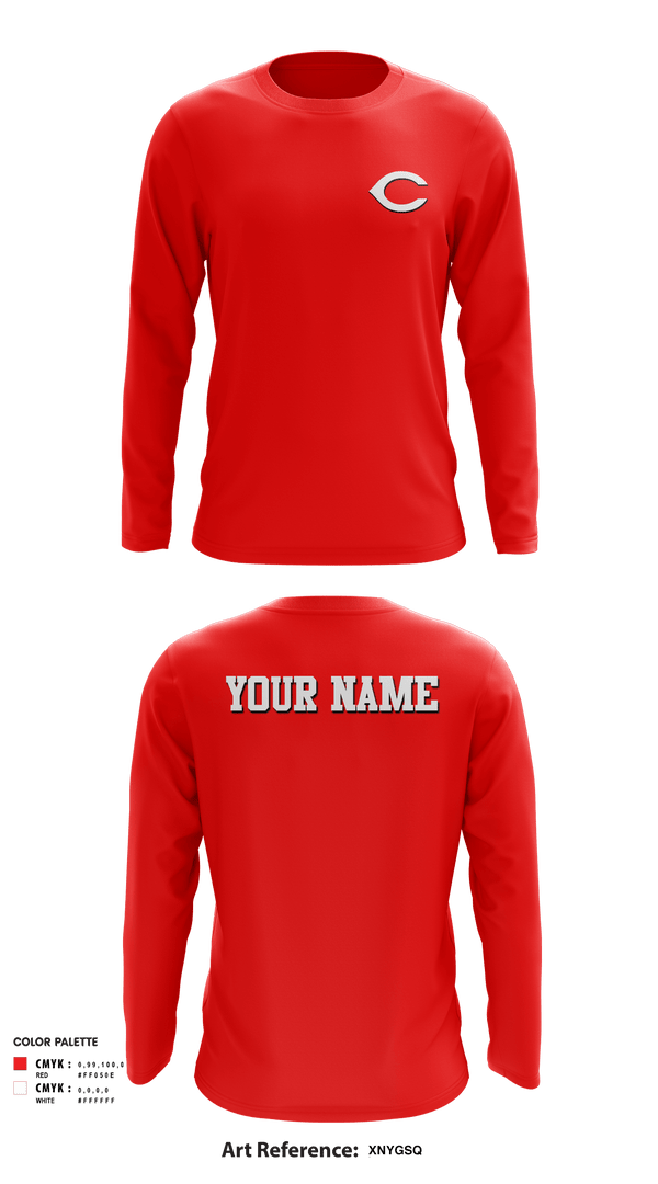 Long Sleeve Performance Shirt, Chesapeake Reds, Baseball, Teamtime, Team time, sublimation, custom sports apparel, team uniforms, spirit wear, spiritwear, sports uniforms, custom shirts, team store, custom team store, fundraiser sports, apparel fundraiser