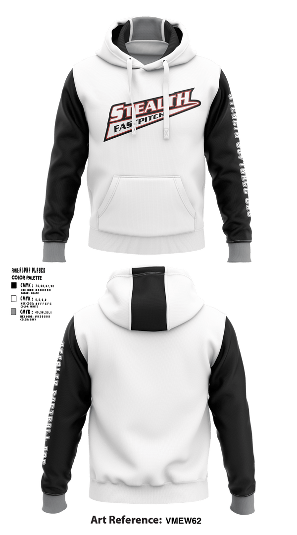 Hoodie, Stealth Softball Org, Softball, Teamtime, Team time, sublimation, custom sports apparel, team uniforms, spirit wear, spiritwear, sports uniforms, custom shirts, team store, custom team store, fundraiser sports, apparel fundraiser