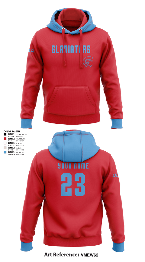 Hoodie, Gladiator Gold, Baseball, Teamtime, Team time, sublimation, custom sports apparel, team uniforms, spirit wear, spiritwear, sports uniforms, custom shirts, team store, custom team store, fundraiser sports, apparel fundraiser
