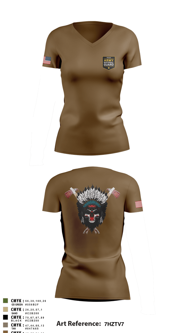 Women's Short Sleeve Vneck Shirt, , Army, Teamtime, Team time, sublimation, custom sports apparel, team uniforms, spirit wear, spiritwear, sports uniforms, custom shirts, team store, custom team store, fundraiser sports, apparel fundraiser
