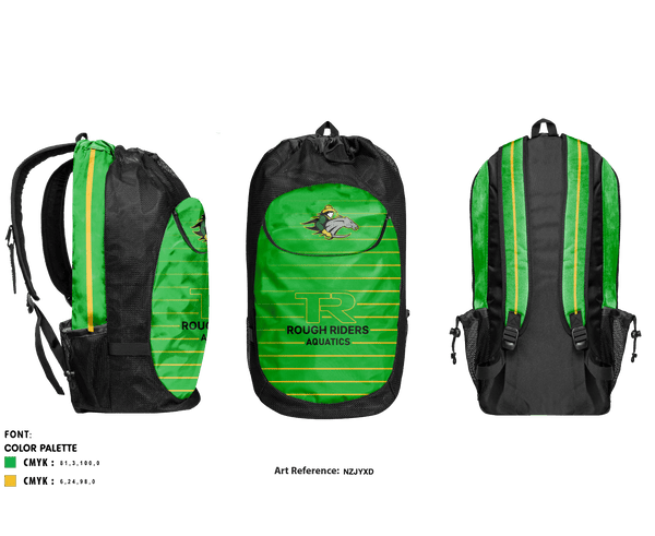Gear Bag, Roosevelt High School Water Polo, School Spirit Store, Teamtime, Team time, sublimation, custom sports apparel, team uniforms, spirit wear, spiritwear, sports uniforms, custom shirts, team store, custom team store, fundraiser sports, apparel fundraiser