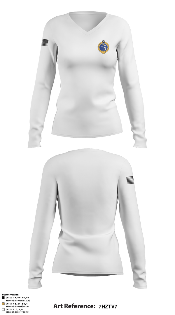Women's Long Sleeve Vneck Shirt, Pittsburgh Police Zone 5, , Teamtime, Team time, sublimation, custom sports apparel, team uniforms, spirit wear, spiritwear, sports uniforms, custom shirts, team store, custom team store, fundraiser sports, apparel fundraiser