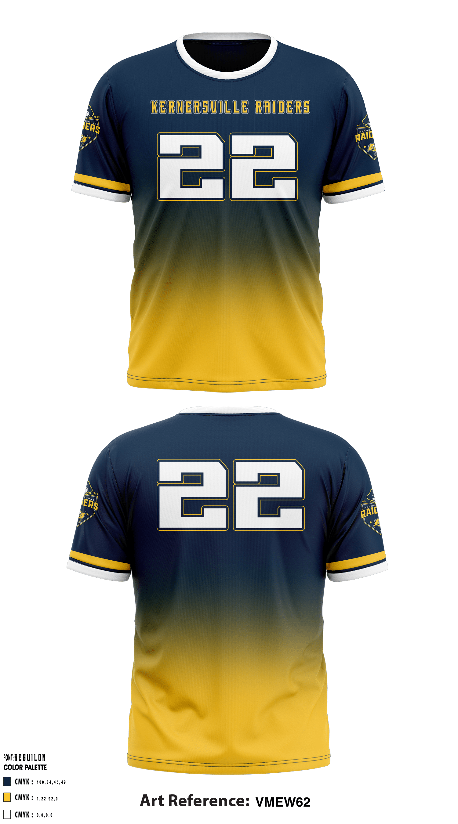 Kernersville Raiders 27931014 Football Jersey - 2