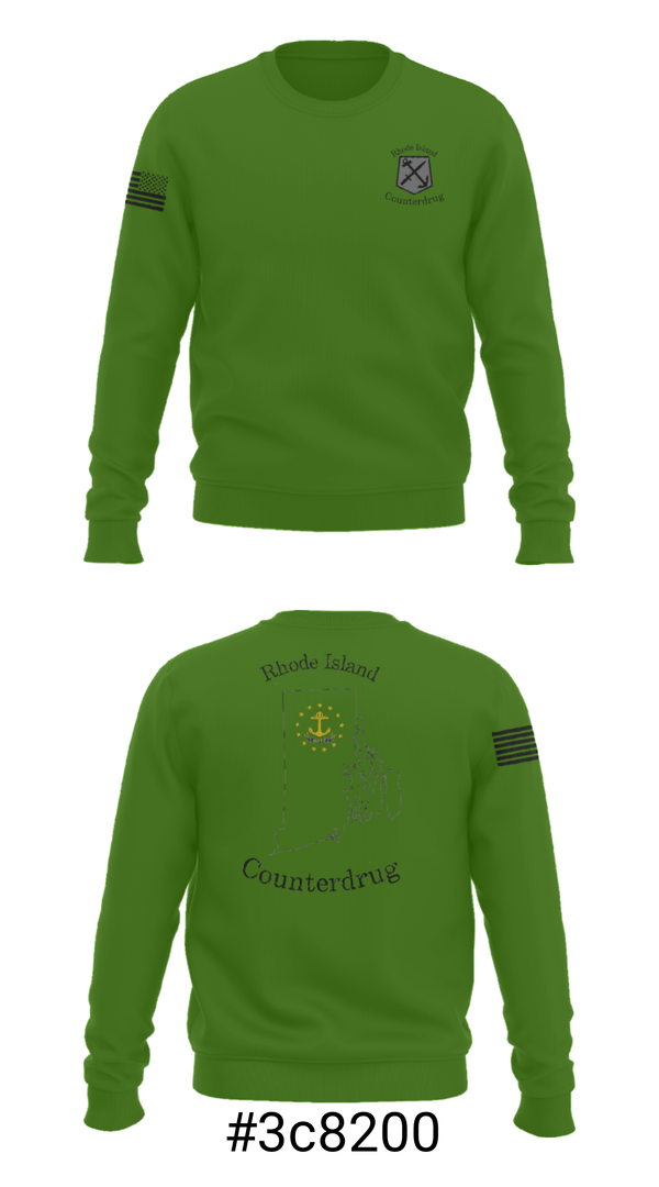 Crew Neck Sweatshirt, , National Guard, Teamtime, Team time, sublimation, custom sports apparel, team uniforms, spirit wear, spiritwear, sports uniforms, custom shirts, team store, custom team store, fundraiser sports, apparel fundraiser