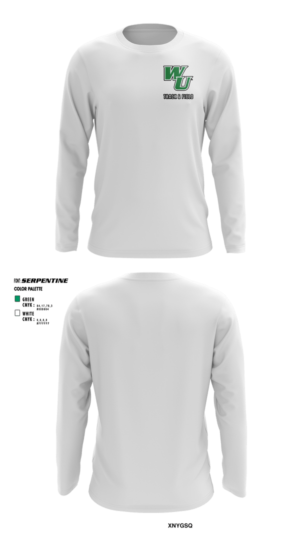Long Sleeve Performance Shirt, Wilmington University Track, Track & Field, Teamtime, Team time, sublimation, custom sports apparel, team uniforms, spirit wear, spiritwear, sports uniforms, custom shirts, team store, custom team store, fundraiser sports, apparel fundraiser