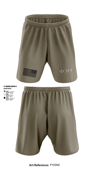 Athletic Shorts With Pockets, Phi Delta Theta, Army, Teamtime, Team time, sublimation, custom sports apparel, team uniforms, spirit wear, spiritwear, sports uniforms, custom shirts, team store, custom team store, fundraiser sports, apparel fundraiser