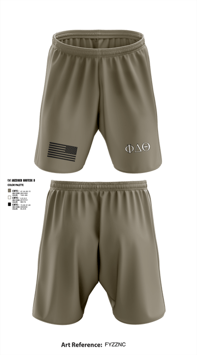 Phi Delta Theta 42794555 Athletic Shorts With Pockets - 1