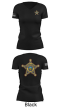 LOGAN COUNTY SHERIFFS OFFICE 83955792 Women's Short Sleeve V-neck Shirt - 24