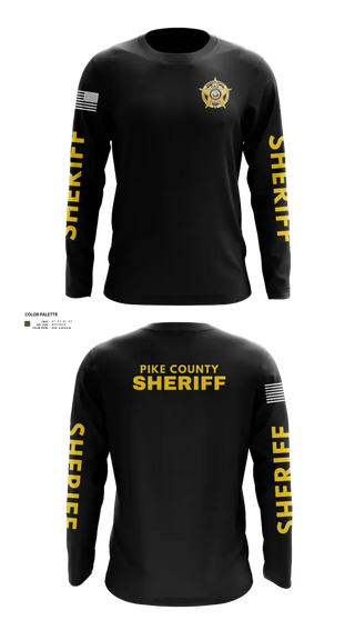 Long Sleeve Performance Shirt, Pike County Sheriffs Office, Police, Teamtime, Team time, sublimation, custom sports apparel, team uniforms, spirit wear, spiritwear, sports uniforms, custom shirts, team store, custom team store, fundraiser sports, apparel fundraiser