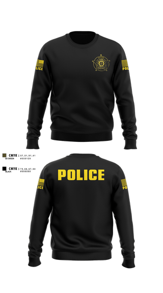 Crew Neck Sweatshirt, Quinton Police Department, Police, Teamtime, Team time, sublimation, custom sports apparel, team uniforms, spirit wear, spiritwear, sports uniforms, custom shirts, team store, custom team store, fundraiser sports, apparel fundraiser