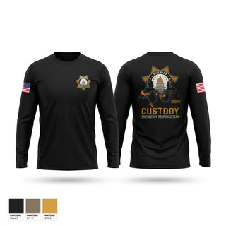 Long Sleeve Performance Shirt, Sacramento Sheriff’s Office CERT team, Police, Teamtime, Team time, sublimation, custom sports apparel, team uniforms, spirit wear, spiritwear, sports uniforms, custom shirts, team store, custom team store, fundraiser sports, apparel fundraiser