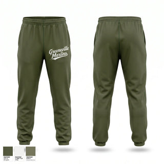 Sweatpants, Greeneville Marlins, Baseball, Teamtime, Team time, sublimation, custom sports apparel, team uniforms, spirit wear, spiritwear, sports uniforms, custom shirts, team store, custom team store, fundraiser sports, apparel fundraiser