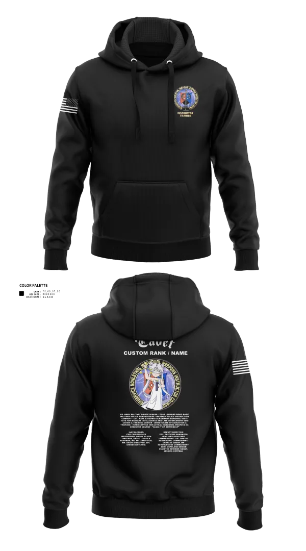 Hoodie, Fort Leonard Wood Basic Military Police Schoolhouse Instructors & Faculty, , Teamtime, Team time, sublimation, custom sports apparel, team uniforms, spirit wear, spiritwear, sports uniforms, custom shirts, team store, custom team store, fundraiser sports, apparel fundraiser