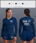 HSM-77 MWR 54616922 Women's Long Sleeve V-neck Shirt - 3