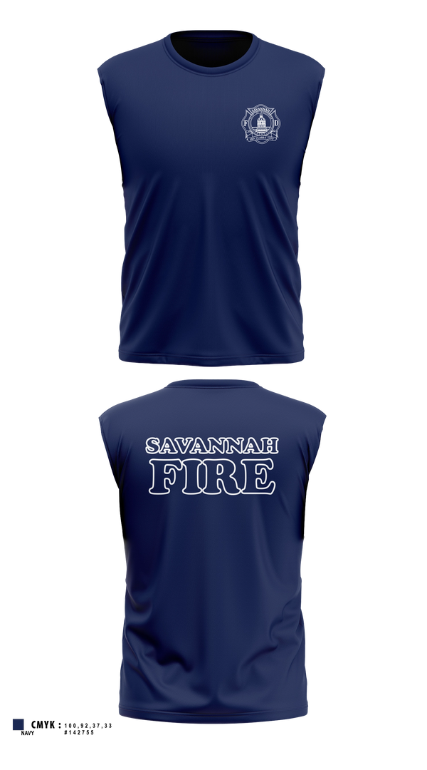 Sleeveless Performance Shirt, Engine 8, Fire Department, Teamtime, Team time, sublimation, custom sports apparel, team uniforms, spirit wear, spiritwear, sports uniforms, custom shirts, team store, custom team store, fundraiser sports, apparel fundraiser