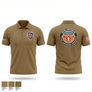 Short Sleeve Performance Polo, 20th Airborne Engineer, Army, Teamtime, Team time, sublimation, custom sports apparel, team uniforms, spirit wear, spiritwear, sports uniforms, custom shirts, team store, custom team store, fundraiser sports, apparel fundraiser