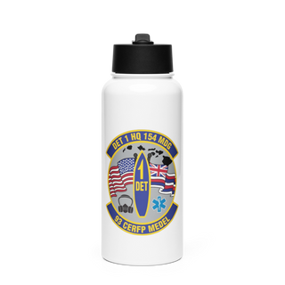 Detachment 1 SERO Stainless Steel Water Bottle with a Straw Lid
