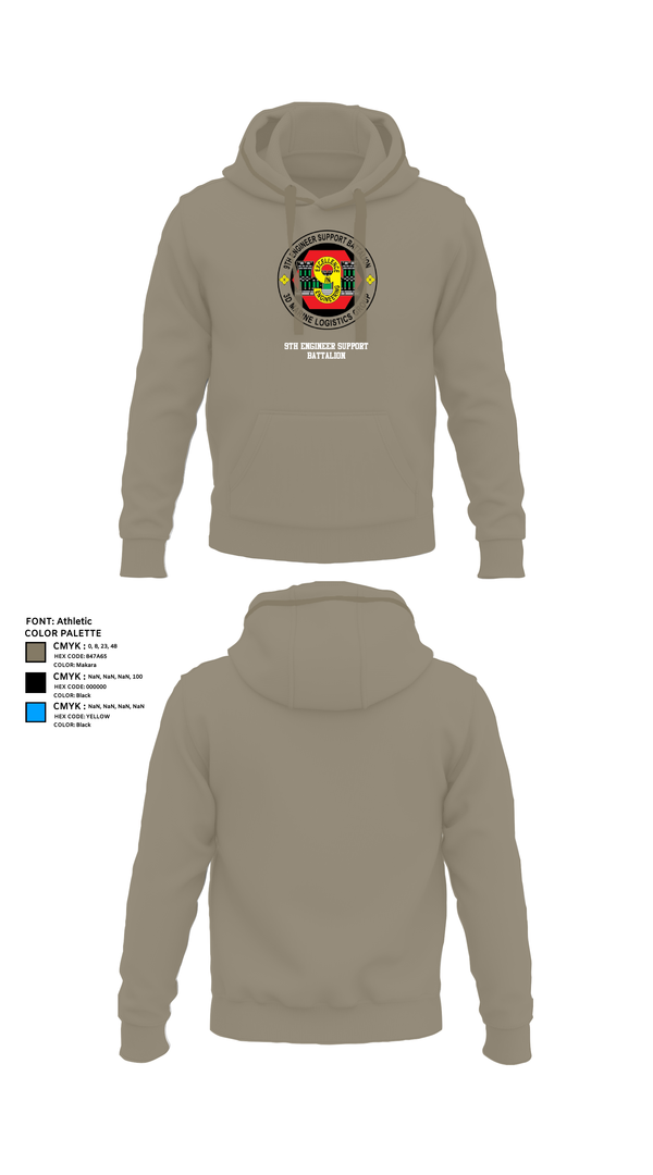 Hoodie, 9th Engineer Support Battalion, Marines, Teamtime, Team time, sublimation, custom sports apparel, team uniforms, spirit wear, spiritwear, sports uniforms, custom shirts, team store, custom team store, fundraiser sports, apparel fundraiser