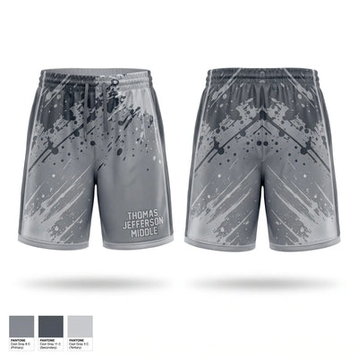 Thomas Jefferson Middle 45162196 Mens Reversible Basketball Shorts - 1