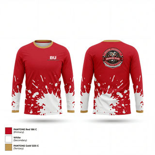 Long Sleeve Performance Shirt, BU Questrom Drinking Team, , Teamtime, Team time, sublimation, custom sports apparel, team uniforms, spirit wear, spiritwear, sports uniforms, custom shirts, team store, custom team store, fundraiser sports, apparel fundraiser