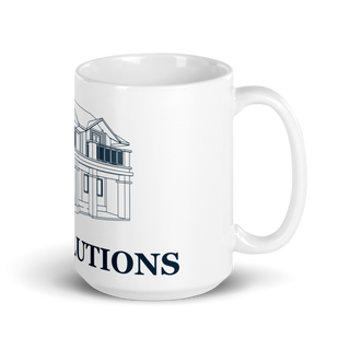 KDM Solutions 7672588 White Glossy Mug - Large