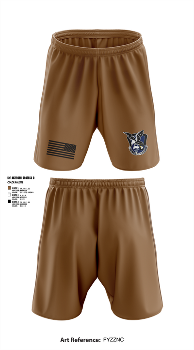 2nd Flt Platoon, B/101 Avn Regt, 101st ABN DIV 10364958 Athletic Shorts With Pockets - 3