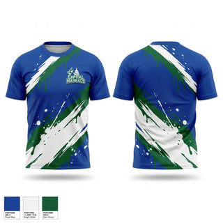 Soft Poly Tee Cotton Like Feel, Capital Area Mainiacs, Softball, Teamtime, Team time, sublimation, custom sports apparel, team uniforms, spirit wear, spiritwear, sports uniforms, custom shirts, team store, custom team store, fundraiser sports, apparel fundraiser