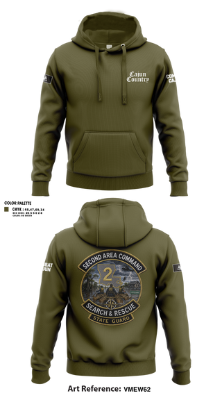 Hoodie, Louisiana State Guard, Army, Teamtime, Team time, sublimation, custom sports apparel, team uniforms, spirit wear, spiritwear, sports uniforms, custom shirts, team store, custom team store, fundraiser sports, apparel fundraiser
