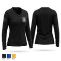 Albany Police Department 33362781 Women's Long Sleeve V-neck Shirt - 1