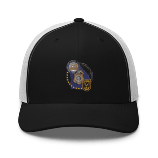 Police Department Academy 4041220 Retro Trucker Hat | Yupoong 6606