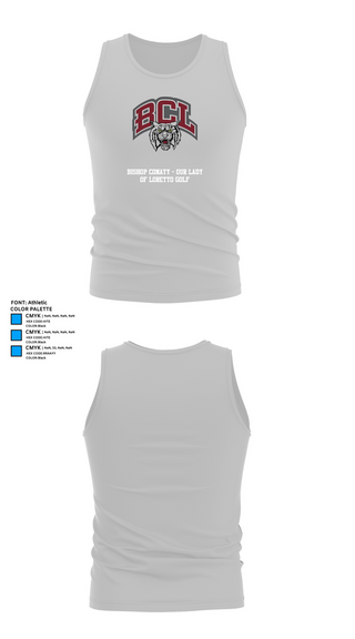 Tank Top, Bishop Conaty - Our Lady of Loretto Golf, Golf, Teamtime, Team time, sublimation, custom sports apparel, team uniforms, spirit wear, spiritwear, sports uniforms, custom shirts, team store, custom team store, fundraiser sports, apparel fundraiser