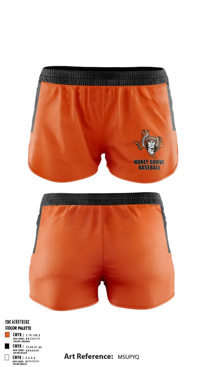 Honey Grove Baseball 79454883 Women's Shorts - 2