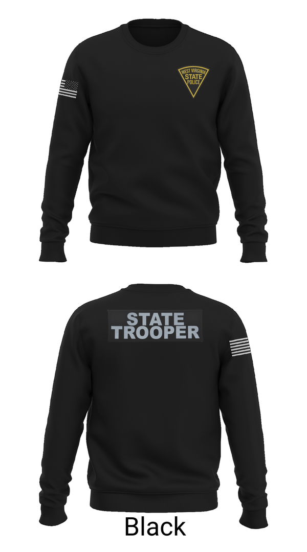 Crew Neck Sweatshirt, Ripley Detachment, Police, Teamtime, Team time, sublimation, custom sports apparel, team uniforms, spirit wear, spiritwear, sports uniforms, custom shirts, team store, custom team store, fundraiser sports, apparel fundraiser