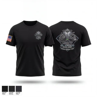 Old School Cotton Feel Shirt, Pulaski County SRT, Fire Department, Teamtime, Team time, sublimation, custom sports apparel, team uniforms, spirit wear, spiritwear, sports uniforms, custom shirts, team store, custom team store, fundraiser sports, apparel fundraiser