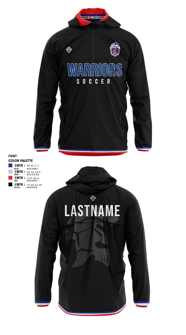 Windbreaker, Coal Ridge HS Boys Soccer, Men's Soccer, Teamtime, Team time, sublimation, custom sports apparel, team uniforms, spirit wear, spiritwear, sports uniforms, custom shirts, team store, custom team store, fundraiser sports, apparel fundraiser