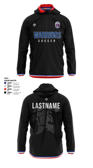 Windbreaker, Coal Ridge HS Boys Soccer, Men's Soccer, Teamtime, Team time, sublimation, custom sports apparel, team uniforms, spirit wear, spiritwear, sports uniforms, custom shirts, team store, custom team store, fundraiser sports, apparel fundraiser