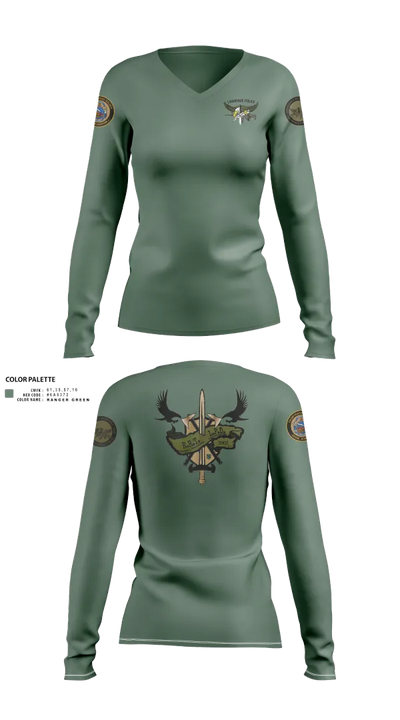 Emergency Response Team (ERT) 72699885 Women's Long Sleeve V-neck Shirt - 21