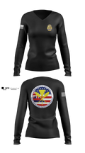 Hawaii Internet Crimes Against Children Task Force 59842291 Women's Long Sleeve V-neck Shirt - 3