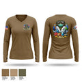 106th MDVSS 20549179 Women's Long Sleeve V-neck Shirt - 1