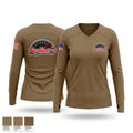 DFCS 4-9 CAV 42747943 Women's Long Sleeve V-neck Shirt - 1